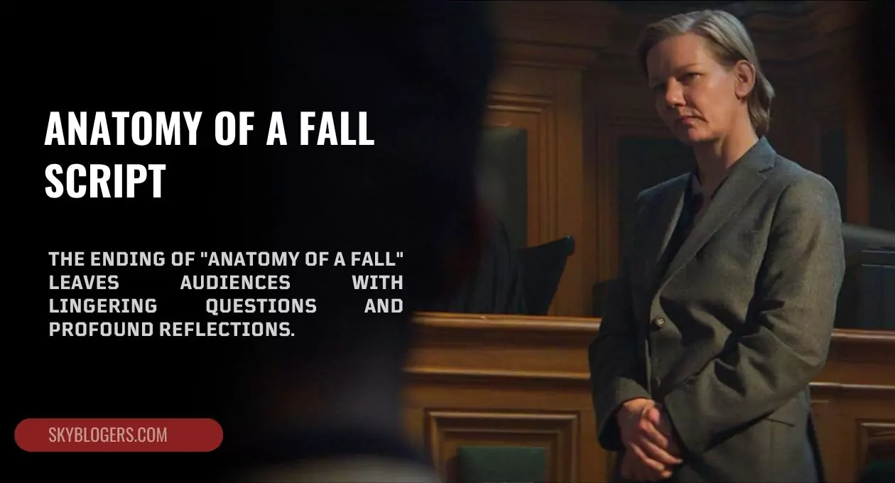 Anatomy Of A Fall Script