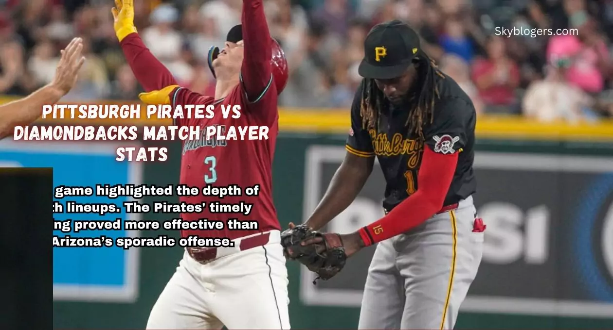 pittsburgh pirates vs diamondbacks match player stats